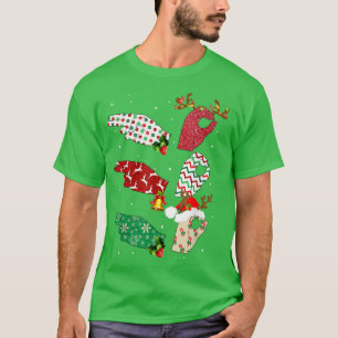 Ho Ho Ho ASL Sign Language Matching Family Pajamas T-Shirt