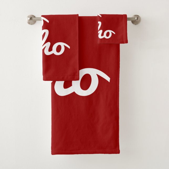 Ho-ho-ho Bath Towel Set (Insitu)