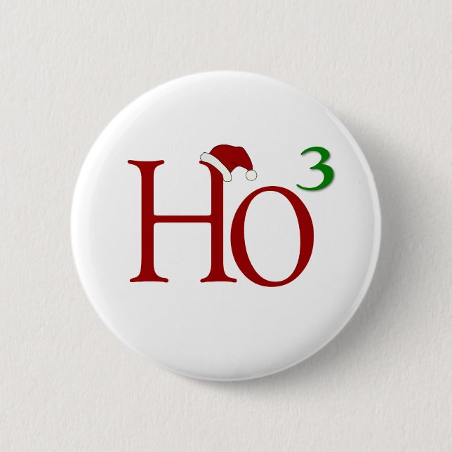 Ho Ho Ho Button (Front)