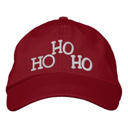 HO HO HO by SRF Embroidered Baseball Hat