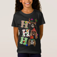Ho Ho Ho Cavalier King Charles Spaniel Cute Christ