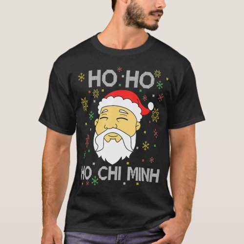 Ho Ho Ho Chi Minh Asian Vietnamese Santa Claus Chr T_Shirt