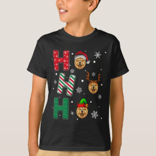 Ho Ho Ho Chow Chow Dog Lover Matching Christmas El T-Shirt