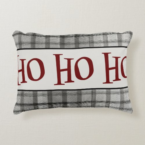 HO HO HO Christmas Accent Pillow