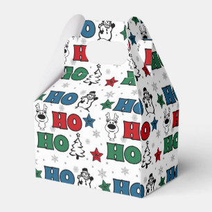 Ho-Ho-Ho Christmas design Favor Boxes