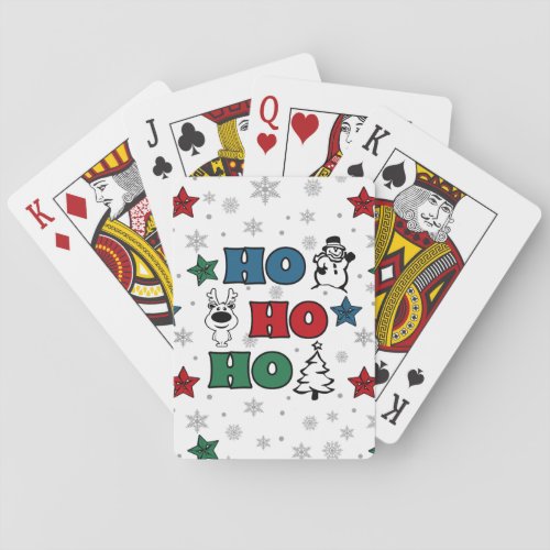 Ho_Ho_Ho Christmas design Playing Cards