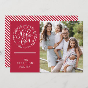 Ho ho ho! Christmas Flat Holiday Photo Card