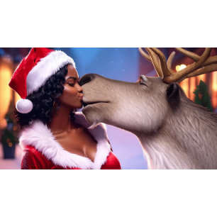 HO HO HO - Christmas Folded Greeting Card