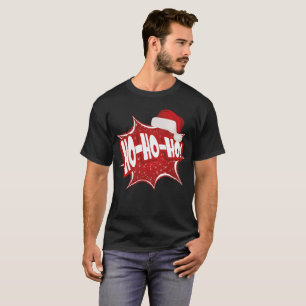Ho Ho Ho   Christmas Hat Modern T-Shirt