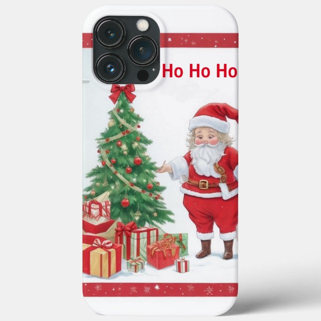 Ho Ho Ho Christmas iPhone / iPad case (Back)