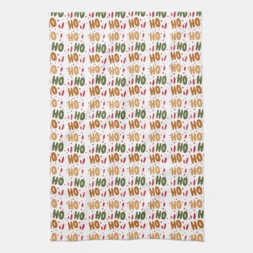 Ho Ho Ho christmas Kitchen Towel