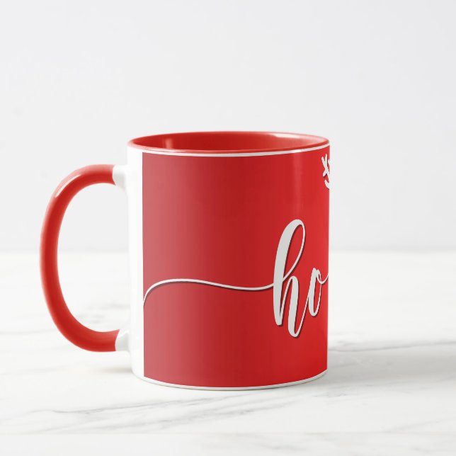 HO HO HO Christmas  Mug (Left)
