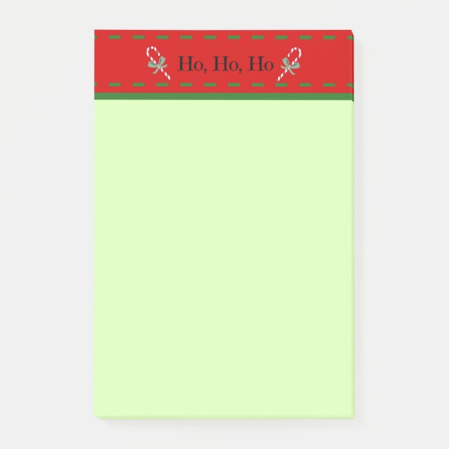 Ho, Ho, Ho Christmas Notes (Front)