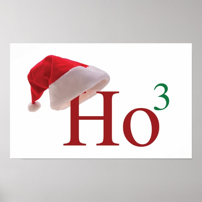 Ho Ho Ho Christmas Poster (Front)