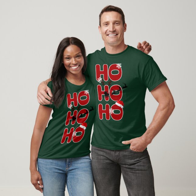 HO HO HO Christmas T-Shirt (Unisex)