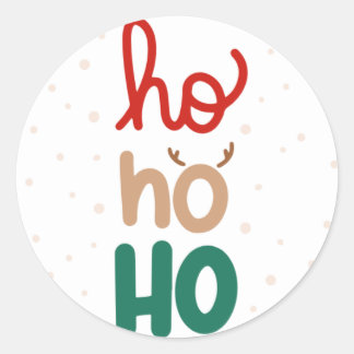 Ho Ho Ho Christmas vinyl sticker