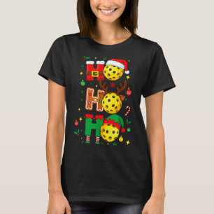Ho Ho Ho Ckleball Christmas, Funny Paddle Players T-Shirt