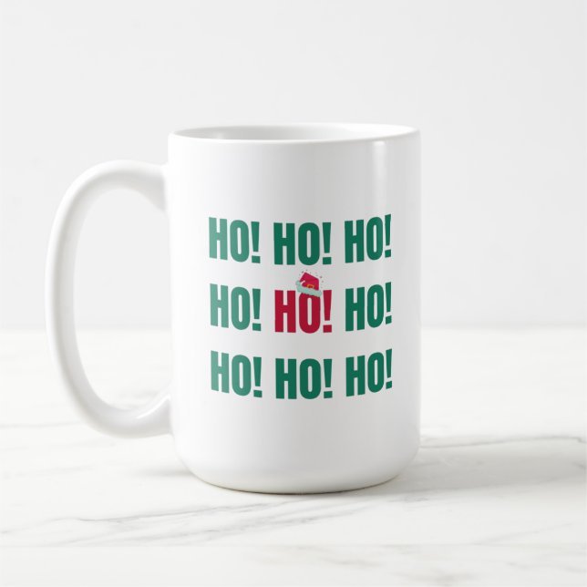 Ho! Ho! Ho! Coffee Mug (Left)