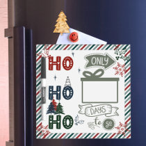 Ho Ho Ho Countdown to Christmas Dry Erase Board