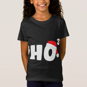 HO HO HO Cubed Christmas Xmas Funny Math Gift Teac T-Shirt