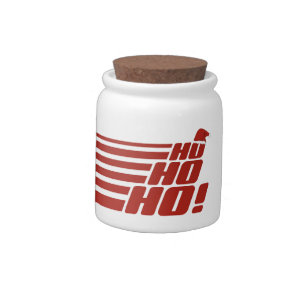 Ho Ho Ho custom Xmas candy jars