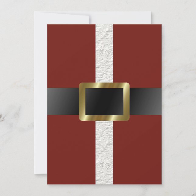 Ho Ho Ho Customizable Christmas Party Invitation (Front)