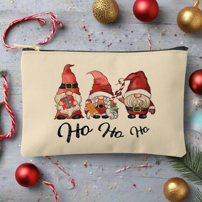 Ho Ho Ho ! Cute Nordic Gnomes Christmas Gift Accessory Pouch (Creator Uploaded)