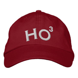 Ho Ho Ho Embroidered Baseball Hat