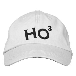 Ho Ho Ho Embroidered Baseball Hat