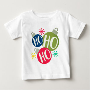 Ho Ho Ho Festive Christmas Xmas Family Matching Baby T-Shirt