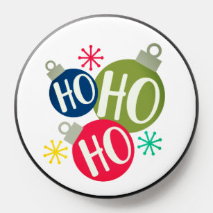 Ho Ho Ho Festive Christmas Xmas Family Matching PopSocket