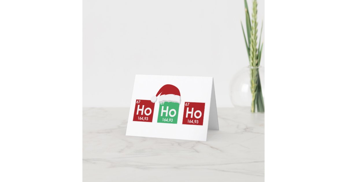 Ho Ho Ho Christmas Card