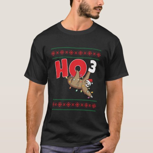 Ho Ho Ho Funny Math Ugly Christmas Sweater Xmas Sl