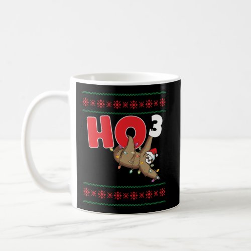 Ho Ho Ho Funny Math Ugly Christmas Sweater Xmas Sl Coffee Mug