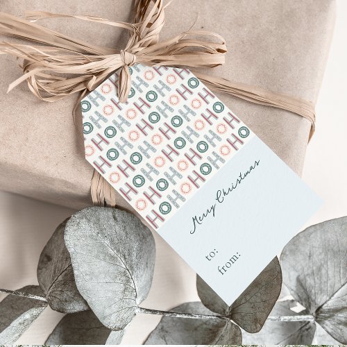 Ho Ho Ho Gift Tag