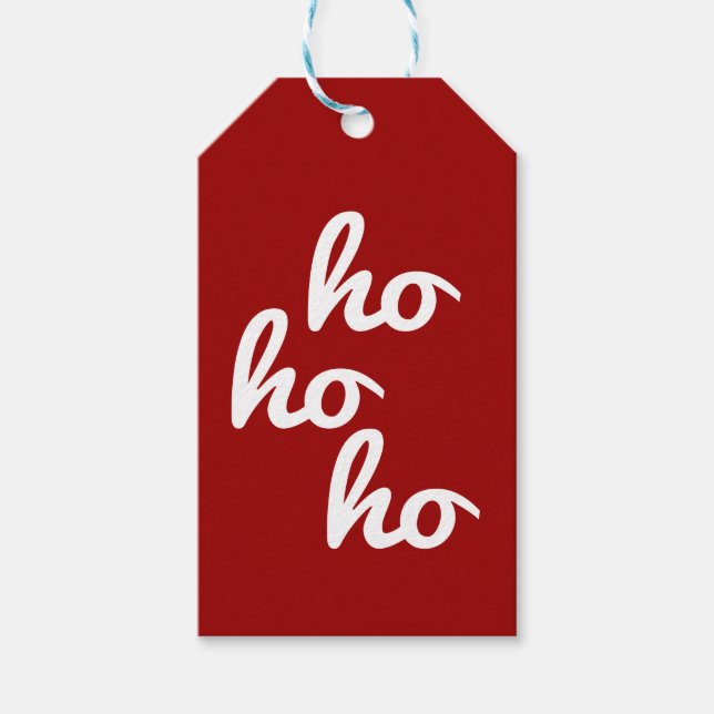 Ho-ho-ho Gift Tags (Front)
