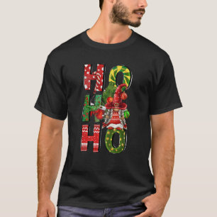 Ho Ho Ho Gnomes Xmas Tree Lights Merry Christmas P T-Shirt