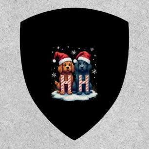 Ho Ho Ho Great Pyrenees Dog Lover Christmas Santa  Patch