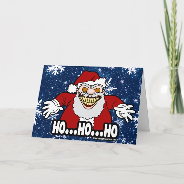 HO HO HO! Have Yourself a Scary Little Christmas Card (Front)