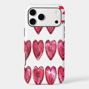Ho Ho Ho Hearts: Whimsical Christmas Love Text Hol iPhone 17 Pro Max Case