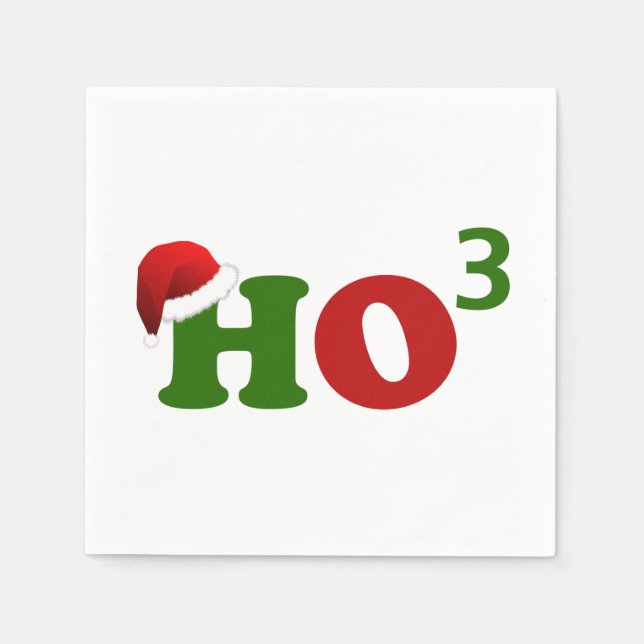 Ho Ho Ho Ho3 Napkins (Front)