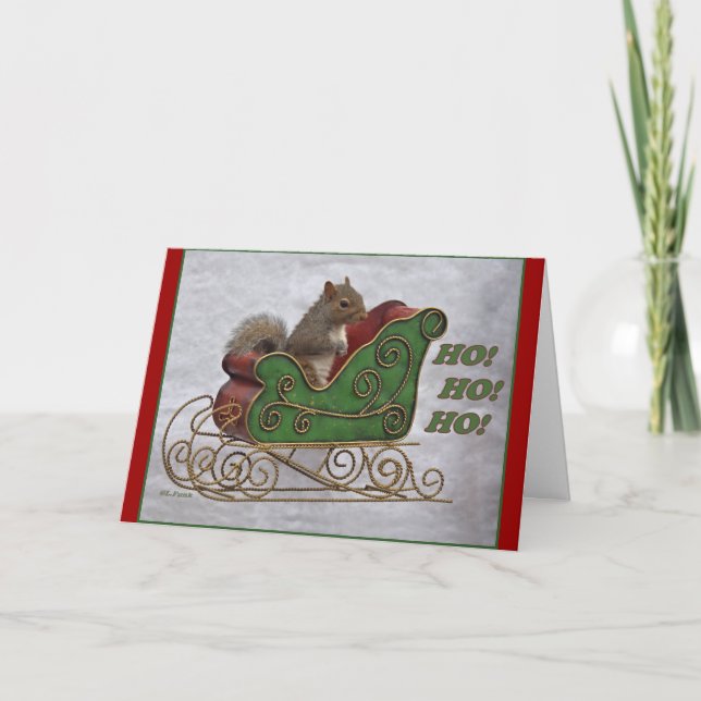 HO! HO! HO! HOLIDAY CARD (Front)