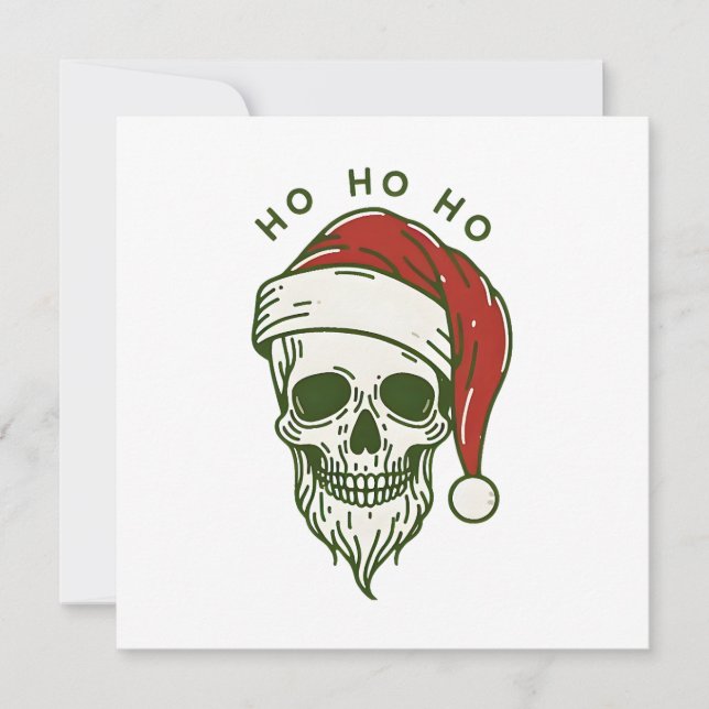 Ho Ho Ho  Holiday Card (Front)