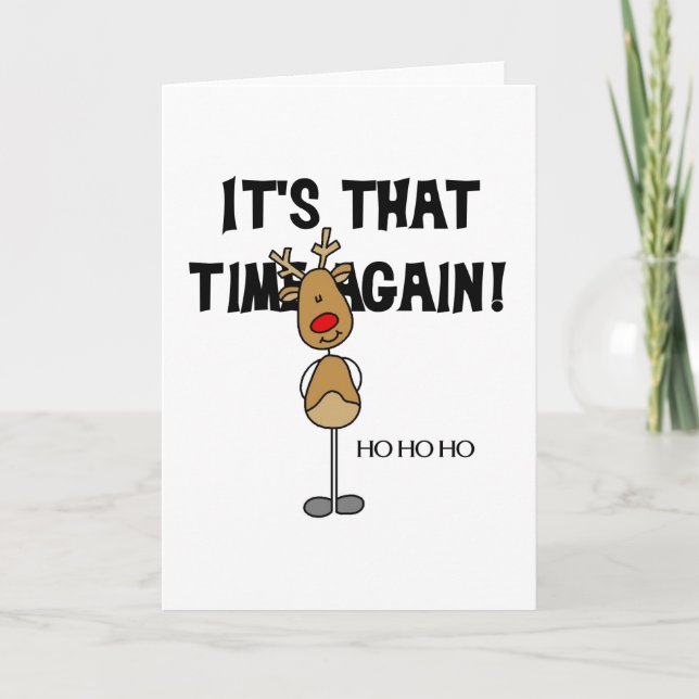 Ho Ho Ho Holiday Card (Front)