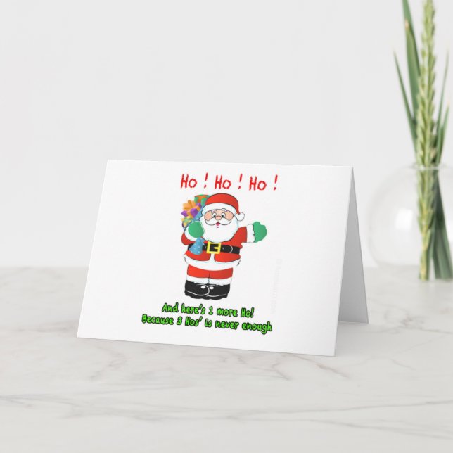 Ho! Ho! Ho! Holiday Card (Front)