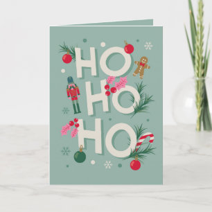 Ho Ho Ho Holiday Cheer Card