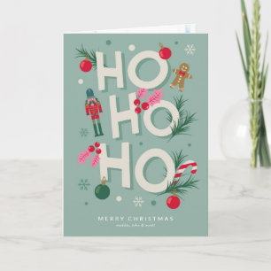 Ho Ho Ho Holiday Cheer Card