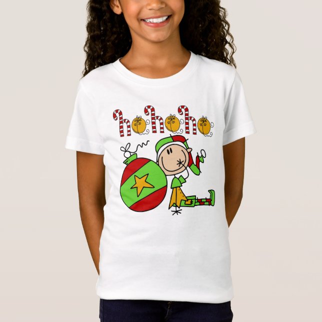 Ho Ho Ho Holiday Elf T-Shirt (Front)