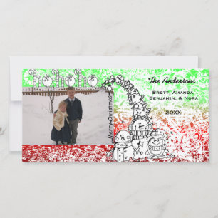 Ho Ho Ho Holidays Photo Card