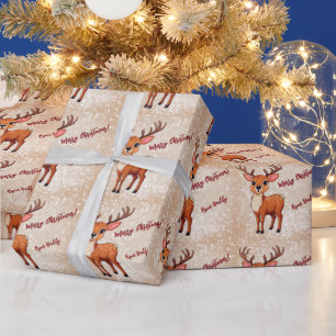 Ho-Ho-Ho! It's a Reindeer Wrapping Paper
